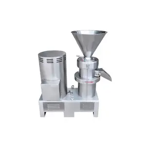 Small Scale Almond Butter Grinding Processing Machine Cocoa Bean Colloid Mill Tahini Making Machine