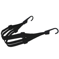 Casque de moto universel en plastique certifié CE avec filet élastique rétractable à deux crochets, visière Arai noire 29x13cm, vente chaude