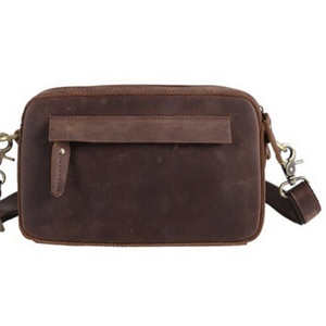 Portefeuilles en cuir Boshiho pour homme, sac à main en cuir de vachette, sac bandoulière pour homme - Product Image 5