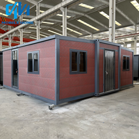 Maison conteneur de luxe prête à l'emploi extensible 5 chambres, maison modulaire préfabriquée en acier, prix compétitif, Casa Modular