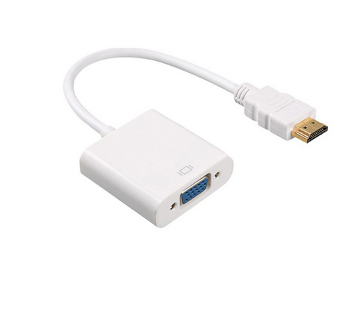 HDMI to VGA Cable Adapter HDMI to VGA Converter Male to Female With Built-in Chipset and up to 1080p