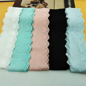 Geborduurd Katoenen Stof Hartvormig Kant Met Goed Ademend Vermogen-Een Accessoire Voor Kleding En Accessoires. - Product Image 5