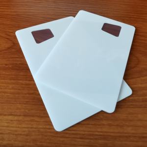 Di plastica Trasparente Finestra IN PVC UV Carta di Ri-stampabile Foglio CR80 trasporto libero - Product Image 5