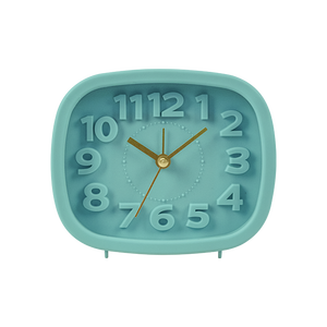 Bedside <strong>Clock</strong> square Portable Battery Driven Quiet Quartz Mini Desktop <strong>Alarm</strong> <strong>Clock</strong> with Lighting and Snooze Function - Product Image 3