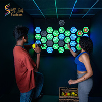 Panel Interactivo de Juego con Luces LED RGB para Pared, 10W, Controlado por Software, para Salas de Juego Comerciales, de Metal, ABS y PP
