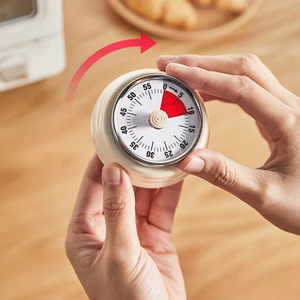 Wholesale Multi Functional Stainless Steel <b>Kitchen</b> <b>Timer</b> - Magnetic, 60 Minute Mechanical Countdown, Suitable for Cooking and - Product Image 5