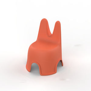 Taburete de plástico con respaldo de dibujos animados para niños, taburete grueso para guardería, cambio de zapatos para el hogar, taburete pequeño - Product Image 6