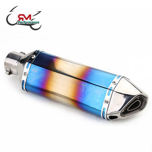 Universel Moto D'échappement Échapper Moto Motocross Silencieux Silencieux Pour Z400 Z800 Z1000 MT07 VTT <span class=keywords><strong>Db</strong></span> <span class=keywords><strong>Killer</strong></span> AK03 - Product Image 5