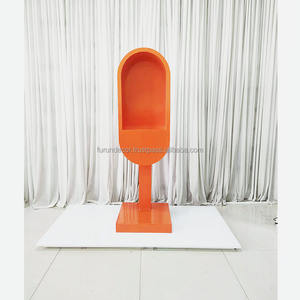 Cabine téléphonique rectangulaire en métal de style classique détachable la plus vendue de Furun pour les fêtes de mariage et les événements nouveauté - Product Image 3