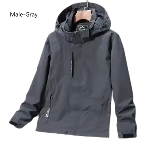 Kış Unisex ofset baskı açık spor için Hoody yeni tasarım ile özel erkek rüzgarlık ceket