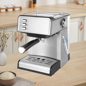 <span class=keywords><strong>Cafetera</strong></span> <span class=keywords><strong>espresso</strong></span> italiana de 19 bares, máquina de capuchino automática programable para uso doméstico o hotelero, fuente eléctrica - Product Image 6