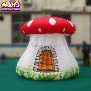 Fornitura per feste fungo gonfiabile gigante colorato vivido con luci a led per attività a tema <span class=keywords><strong>Alice</strong></span> nel paese delle meraviglie - Product Image 3