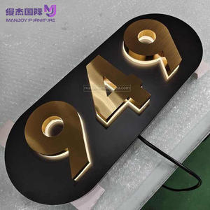 חם אקריליק led רצועה מספר חדרים במלון ושלט דלת דירה עבור בתי מלון ובתי חולים - Product Image 2