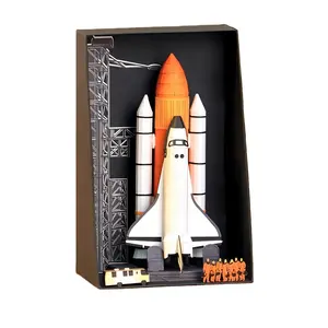 Magic Sand Diy Puzzel Set-Space Center Hout Speelgoed Voor Kinderen Aanpasbaar Logo Voor 2-4 En 5-7 Jaar Met Houten Speelgoed