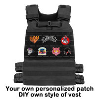 Gilet de musculation ajustable avec logo personnalisé pour la course et l'entraînement en salle de sport