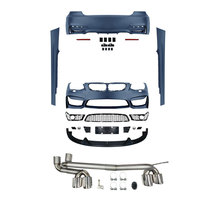 Kit carrosserie large complet style M4 neuf FW Factory pour BMW Série 3 E92 10-13, adaptable M4, fixation par boulons, ajustement universel
