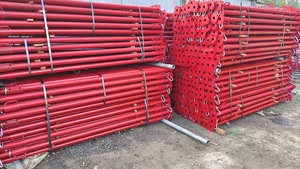 Soporte de acero con revestimiento galvanizado, poste de soporte de acero independiente ajustable para construcción, puntal de acero - Product Image 5