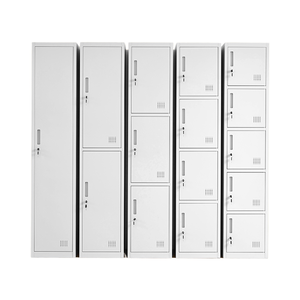 Tủ quần áo sắt cột đơn tủ khóa nhân viên Sáu ngăn khóa nhân viên với kho thép để sử dụng tại nhà - Product Image 1