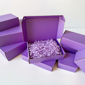 Boîtes d'expédition pliables haut de gamme personnalisées, durables et recyclables avec lamination mate et choix de traitement de surface d'impression personnalisée - Product Image 2