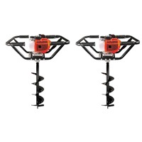 Machine de terrassement à essence 2 temps 62 cm³ haute puissance pour usage domestique, perceuse à trous, tarière, foreuse de terre