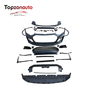 Topzonauto Nuovo 2020-2022 per Audi <span class=keywords><strong>Q5</strong></span> SQ5 RSQ5 Paraurti Anteriore con Griglia e Clip, Montaggio Universale - Product Image 1
