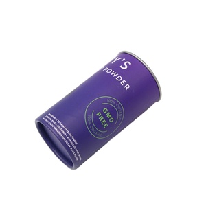 Biodegradable Custom Design Round <b>Tea</b> Box Cylinder Packaging Paper Tube Packaging for Spices Coffee <b>Canister</b> - Product Image 3