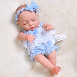 Hot Lovely <span class=keywords><strong>Reborn</strong></span> Baby Dolls Cuerpo <span class=keywords><strong>entero</strong></span> <span class=keywords><strong>Silicona</strong></span> 30CM Simulación realista Girl <span class=keywords><strong>Reborn</strong></span> Doll Juguetes - Product Image 3