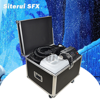 Machine à neige artificielle Siterui SFX pour théâtre, étanche, à pulvérisation, pour scène extérieure, avec tuyau de 10 m, silencieuse, en acier inoxydable