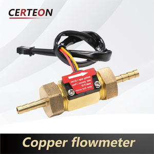 Messing-Schlauchadapter mit Impulsausgang G1/2 YF-B1 1-25Lmin 6mm 10mm Turbinen Durchflussmesser - Product Image 5