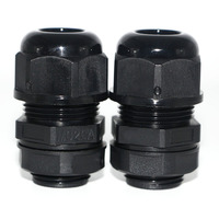Presse-étoupe en nylon étanche de type PG avec écrou de serrage réglable pour câbles de 6 mm à 12 mm de diamètre extérieur, protection des fils
