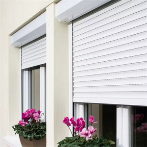 Volet extérieur en aluminium AS2047 CE ISO9001, volet roulant non perforé, lamelle de 1,2 mm d'épaisseur, prix compétitif, résistant aux ouragans - Product Image 2