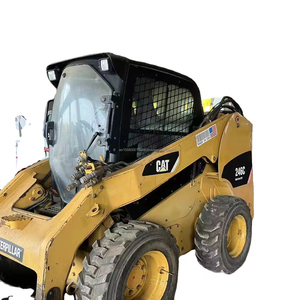 ขายร้อนใช้ CAT 246C มือสอง CAT 246 3TON MINI SKID Steer รถตักล้อยางสภาพดี - Product Image 1