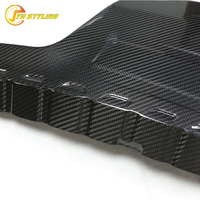 Couvre-moteur en fibre de carbone sèche M3 M4 pour BMW M3 F80 M4 F82 F83 F87 M2C, garniture intérieure du capot avant en carbone véritable, 2014-2020