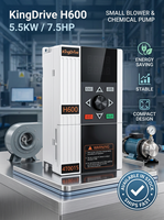 Variateur de fréquence (VFD) pour moteur AC, convertisseur de vitesse, 1 phase 220V vers 3 phases 380V, 1,5 kW - 3,7 kW, pour moteur de transport ferroviaire