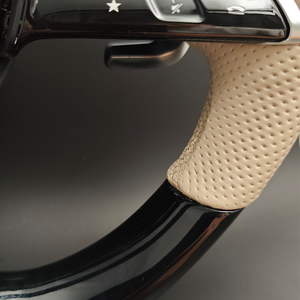 <span class=keywords><strong>Volante</strong></span> de cuero blanco Piano negro para Mercedes BENZ W177 W247 C118 X118 W206 W213 C238 C257 W223 X223 A35 C43 A63 <span class=keywords><strong>AMG</strong></span> - Product Image 6