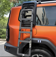 Nouvelle échelle latérale universelle pliable et réglable en aluminium Jetour G700 pour porte-chargeurs de toit de voiture Chery Jetour