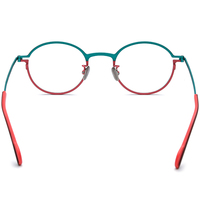 Gafas Borregls con Montura de Titanio Colorida para Hombre, Gafas Redondas de Diseño de Marca Nueva 2025 para Mujer, Lentes Ópticas de Alta Calidad 185903