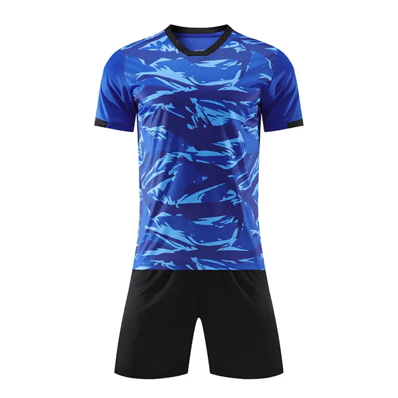 Jersey Soccer Design Custom man kids soccer kit 100% Polyester Football soccer jersey 4xl