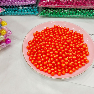 Perle Rotonde Sciolte in ABS Colorate da 4-16mm di Grande Successo per la Creazione di Gioielli Fai-da-Te e Accessori per la Decorazione di Abiti da Sposa - Product Image 4