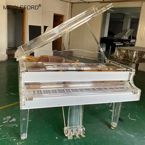 Piano de Cola Transparente de Acrílico Cristalino Middleford, Instalación en EE. UU., Sistema de Reproducción Automática con Disco de Piano Prodigy IQ Flash - Product Image 3
