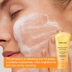 Gel Limpiador Facial OEM, Iluminador y Suavizante, Textura Refrescante, No Grasoso, Contiene Nicotinamida, Cuidado Facial - Product Image 6