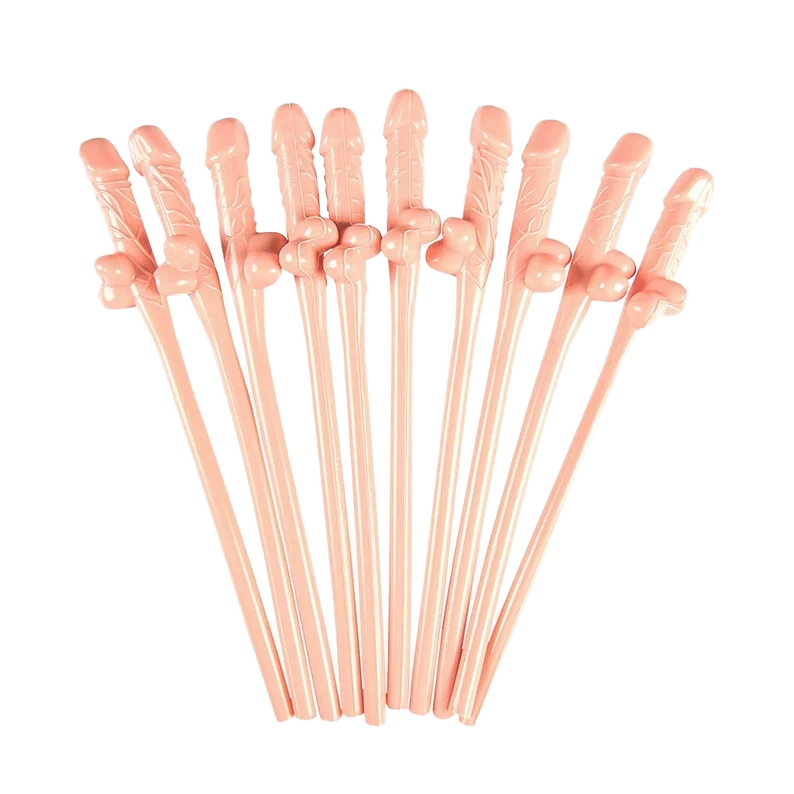 sex toy that looks like a crazy straw Dildo Straws main image 1