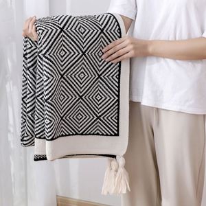 Nap Blanket <b>Sofa</b> Blanket <b>air</b> Conditioning Blanket Office Blanket Single-person Camping Style Ultra-soft Thick Flannel All-season - Product Image 1