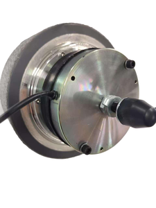 Moteur de moyeu sans balais de 8 pouces, faible vitesse, couple élevé, 100 Nm, frein à disque, pneu en PU solide, contrôleur à double entraînement programmable - Product Image 4