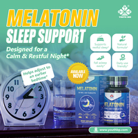 Tabletas de Melatonina de 10 mg ODM Personalizadas para la Armonía del Ciclo Interno en Personas de Ritmo Rápido, Calidad Premium, Venta al por Mayor de Fábrica