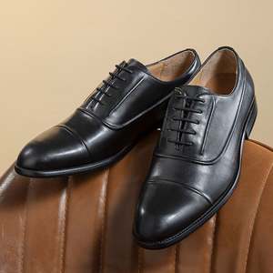 Chaussures Homme Automne 2025 Haut de Gamme Derby Oxford Décontractées Confortables Antidérapantes Formelles Respirantes à Enfiler - Product Image 4