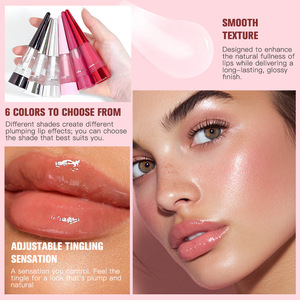 Brillo <span class=keywords><strong>Labial</strong></span> Voluminizador Mineral de Larga Duración, Hidratante y Nutritivo, con Color, Aceite <span class=keywords><strong>Labial</strong></span> con Color, Sérum Voluminizador para Labios - Product Image 6
