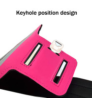 Brassard de sport réfléchissant gonflable pour course à pied, étanche, avec écran tactile, pour téléphone portable, sacoche de poignet fitness