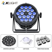 Projecteurs LED Par Can Slim Étanche IP65 avec RGBWA/UV 6-en-1, Contrôle DMX512/Activé par le Son, IRC90 pour Éclairage de Club/Scène