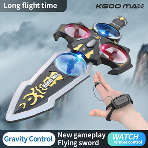 Drone RC High <span class=keywords><strong>Tech</strong></span> K600 MAX Flying Sword con Controllo Remoto a Gravità Stile Orologio, Lunga Autonomia, Batteria Modulare, Giocattolo Volante per Bambini - Product Image 3